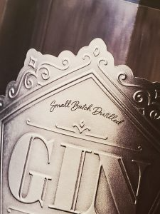 metal badge spirits label