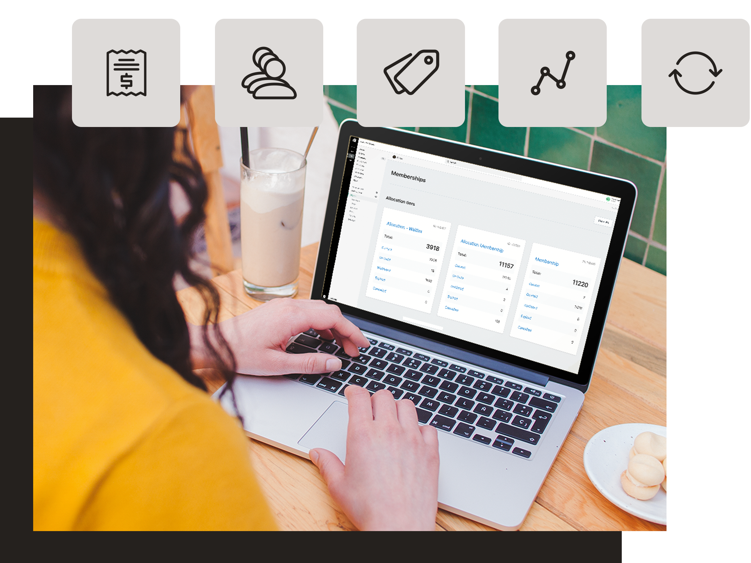a woman using bloom to integrate all her ecommerce needs