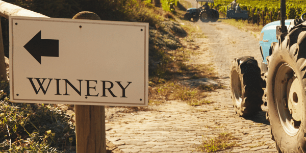 winery sign